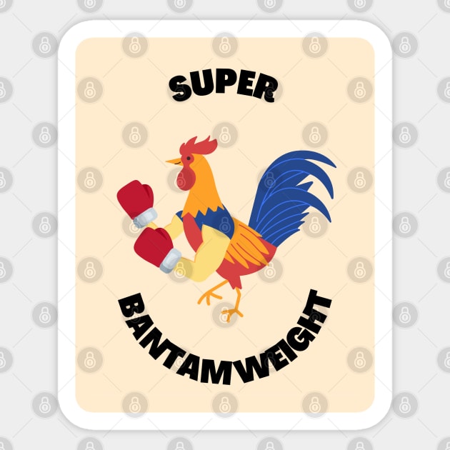 Super Bantamweight Boxer Sticker by Sanders Sound & Picture